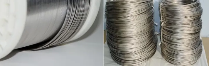 Titanium Flat Wire Coiled Titanium Flat Wire Coiled